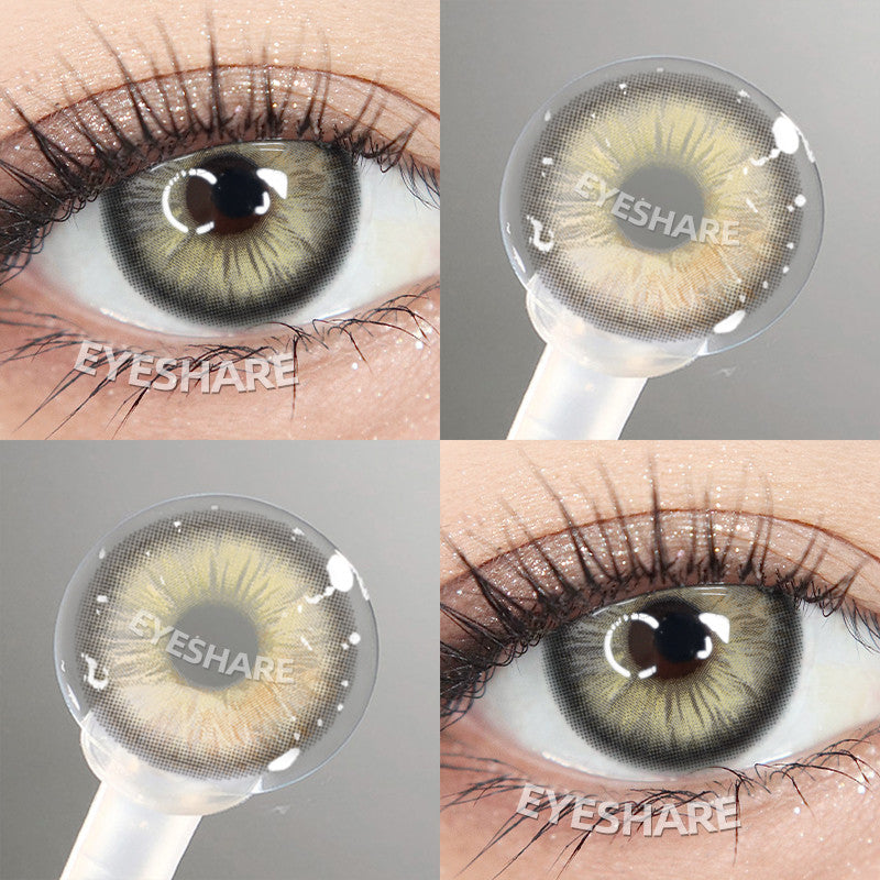 Eyeshare Softlens Gray Softlen Big Eyes Gray 1 Pasang Lensa Kontak Doll Eyes