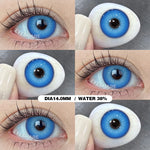 Eyeshare Softlens Cosplay Red 14.5mm 1Pasang Big Eyes Halloween Colored Contact Lenses