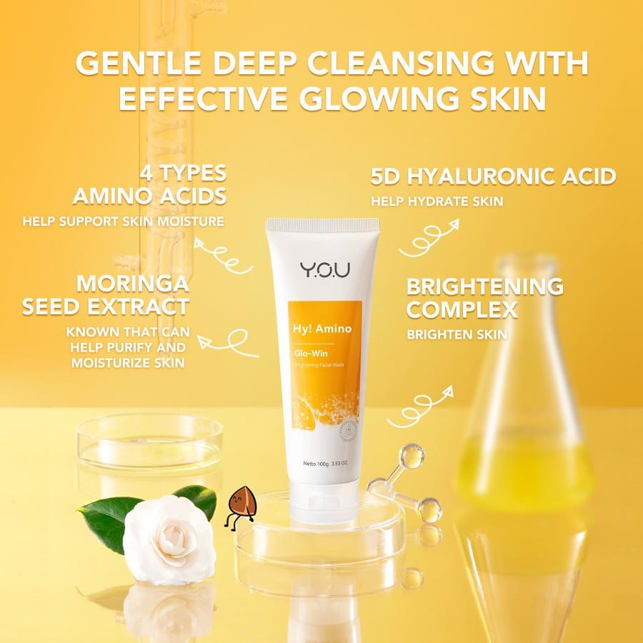 Y.O.U HY! Amino | Ac-Ttack, Contr-Oil, Bye-Byeteria, Glo-Win, Glowing Gentle