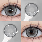 Eyeshare Softlens Gray Softlen Big Eyes Gray 1 Pasang Lensa Kontak Doll Eyes