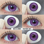 Eyeshare Softlens Cosplay Red 14.5mm 1Pasang Big Eyes Halloween Colored Contact Lenses