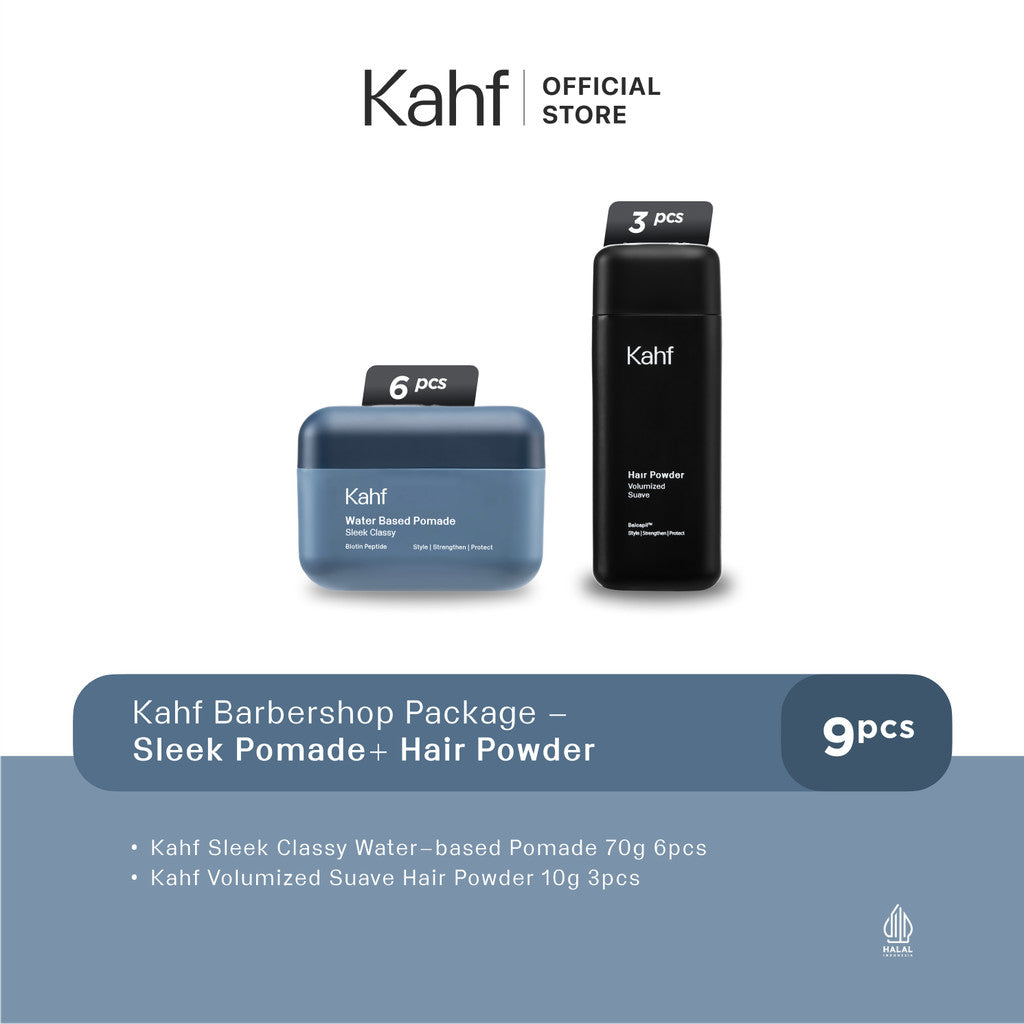 Kahf Barbershop Package - Pomade and Hair Powder