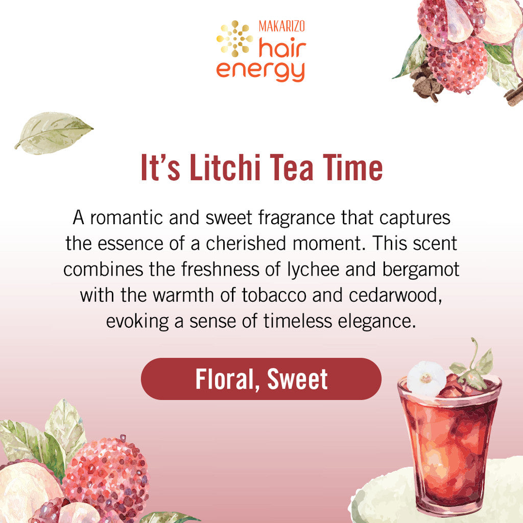 Makarizo Hair Energy Scentsations Hair Fragrance It's Litchi Tea Time 100 mL