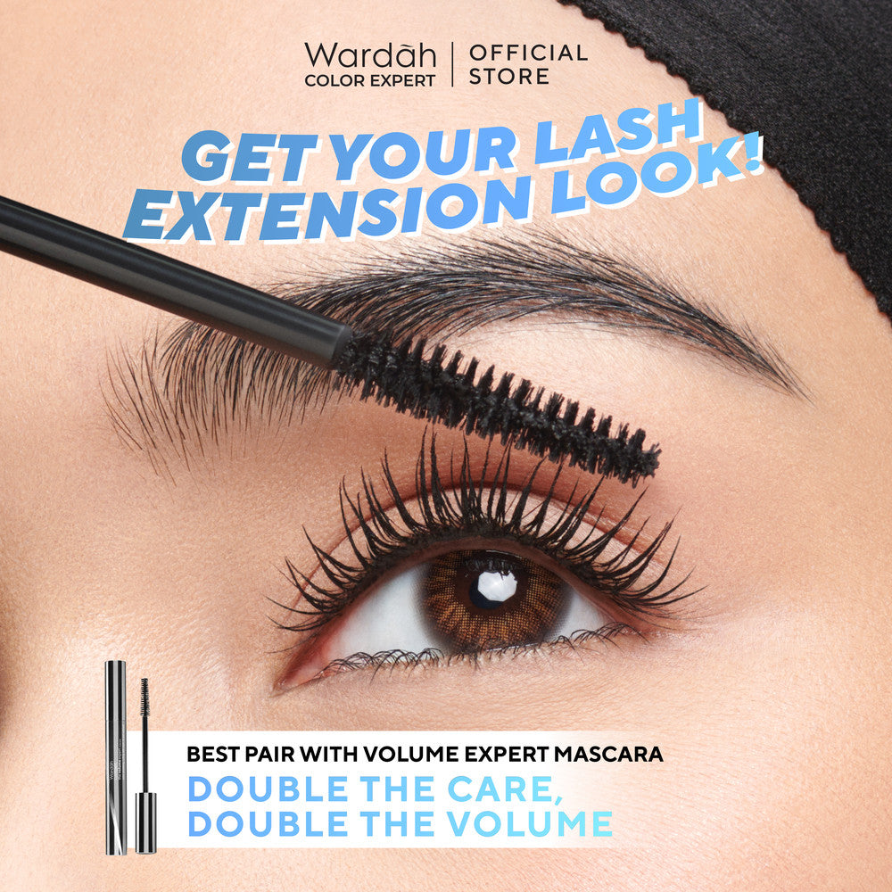 WARDAH EyeXpert Brow Lash Serum 10 ml - Serum Bulu Mata dan Alis, Panjang dan Tebal dalam 14 Hari, Menutrisi dan Menguatkan - Makeup