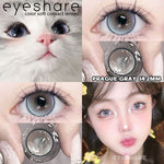 Eyeshare Softlens Gray Softlen Big Eyes Gray 1 Pasang Lensa Kontak Doll Eyes