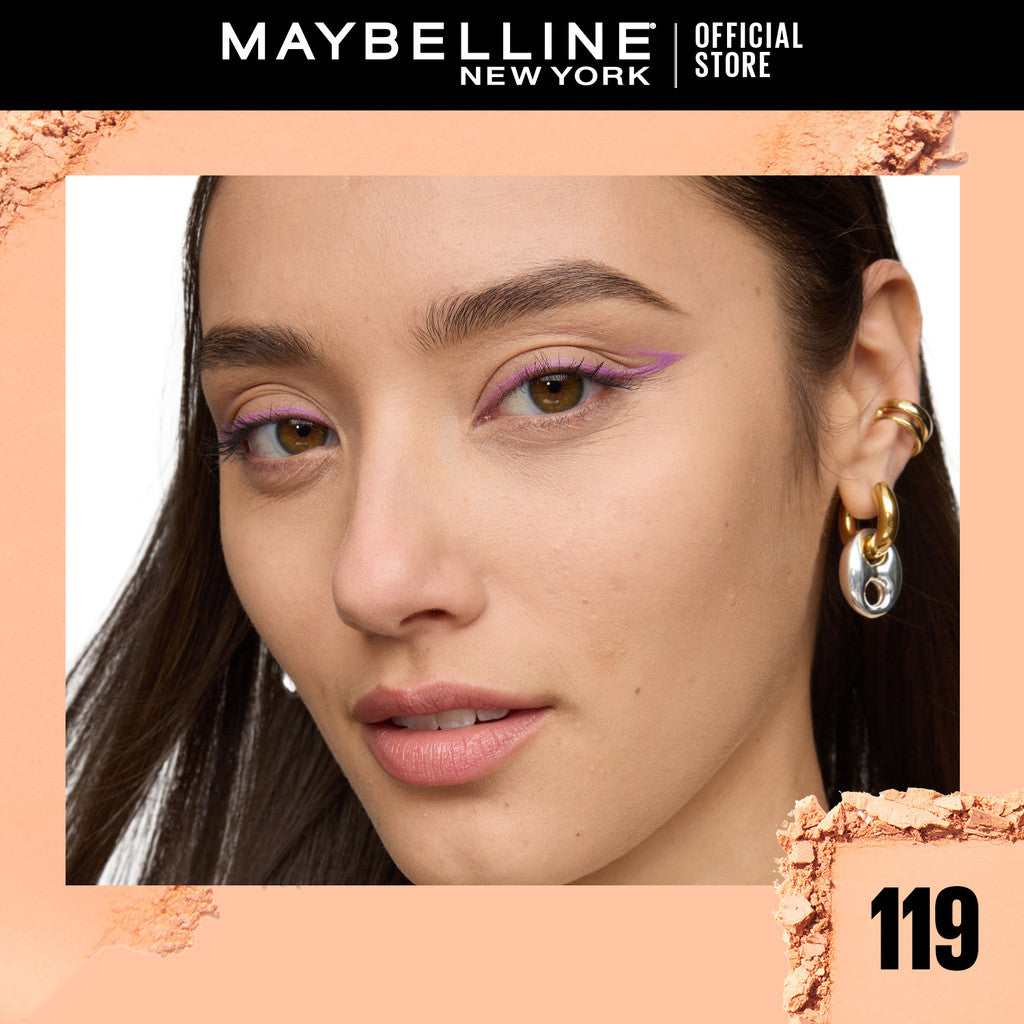 [BARU!] MAYBELLINE OFFICIAL Superstay Flex Powder 30H Longwear Powder Foundation Two-Way Cake Oil Control Transferproof Waterproof Full Coverage Setting Matte Makeup