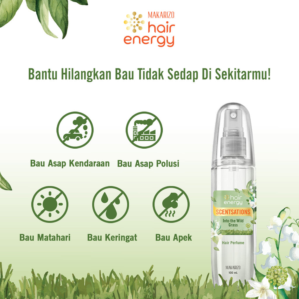 Makarizo Hair Energy Scentsations Hair Fragrance Into the Wild Grass 100 mL