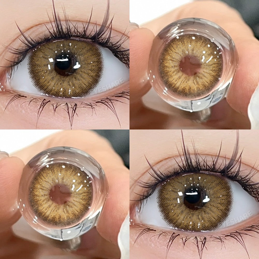 Eyeshare Softlens Gray Softlen Big Eyes Gray 1 Pasang Lensa Kontak Doll Eyes