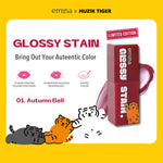 [TINTINTINWIN' PICK] Emina Glossy Stain x Muzik Tiger 3 g - Melty Gel Lip Tint Glossy Finish, Tahan Lama dan Melembabkan