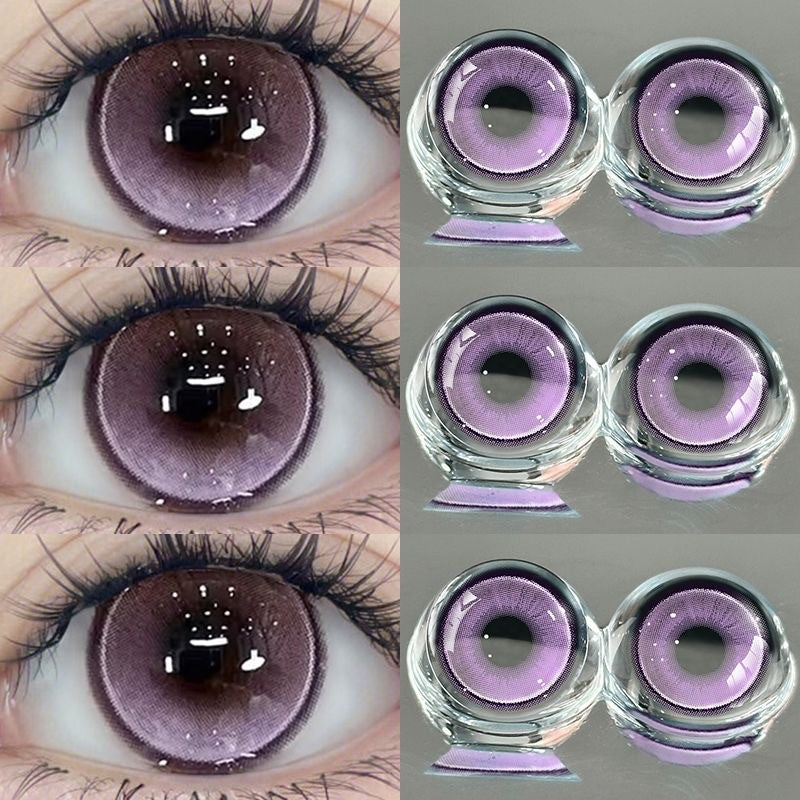 Eyeshare Softlens Cosplay Red 14.5mm 1Pasang Big Eyes Halloween Colored Contact Lenses