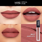 [SPECIAL MASTERSHADE] MAKE OVER Powerstay Transferproof Matte Lip Cream - Lipcream x PANTONE Tahan Lama 14 Jam Lip Cream Tidak Kering Ringan Kissproof Ombre Lips Color Nude Lipstick Matte 14H Make Up Long Lasting Somethin Time Less Stain w Maybe Euphoria