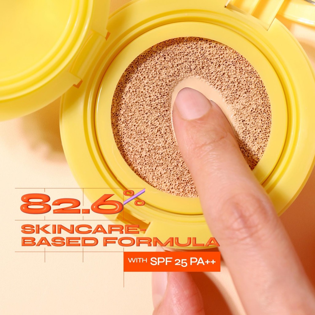 Emina Daily Matte Cushion 15g - Cushion Healthy Matte Oil Control Lasting 8 Jam, Anti Kering