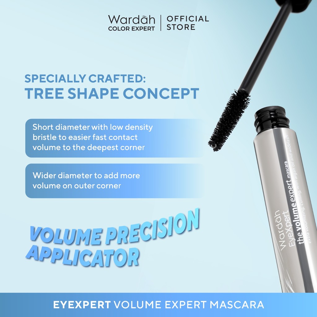 WARDAH EyeXpert The Volume Expert Mascara - Makeup - Maskara - Maskara Waterproof Anti Air - Maskara Waterproof Tahan Air - Mascara Recommendation - Makeup