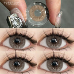 Eyeshare Softlens Gray Softlen Big Eyes Gray 1 Pasang Lensa Kontak Doll Eyes