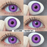 Eyeshare Softlens Cosplay Red 14.5mm 1Pasang Big Eyes Halloween Colored Contact Lenses