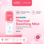 LABORÉ Sensitive Skin Care GentleBiome Thermal Soothing Mist 100 ml - Face Mist - Menghidrasi Kulit - Menyegarkan dan Menenangkan  - Cocok untuk Semua Jenis Kulit - Skincare Best Seller - Skincare Viral