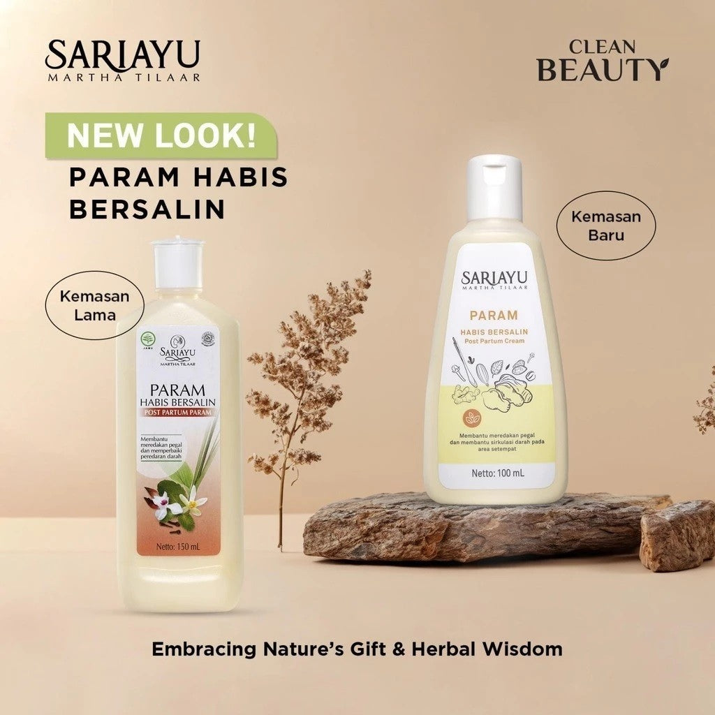 SARIAYU SARI AYU Holistik Series 100ml Krim Tapel/Param/Pilis Habis Bersalin - Post Partum Cream