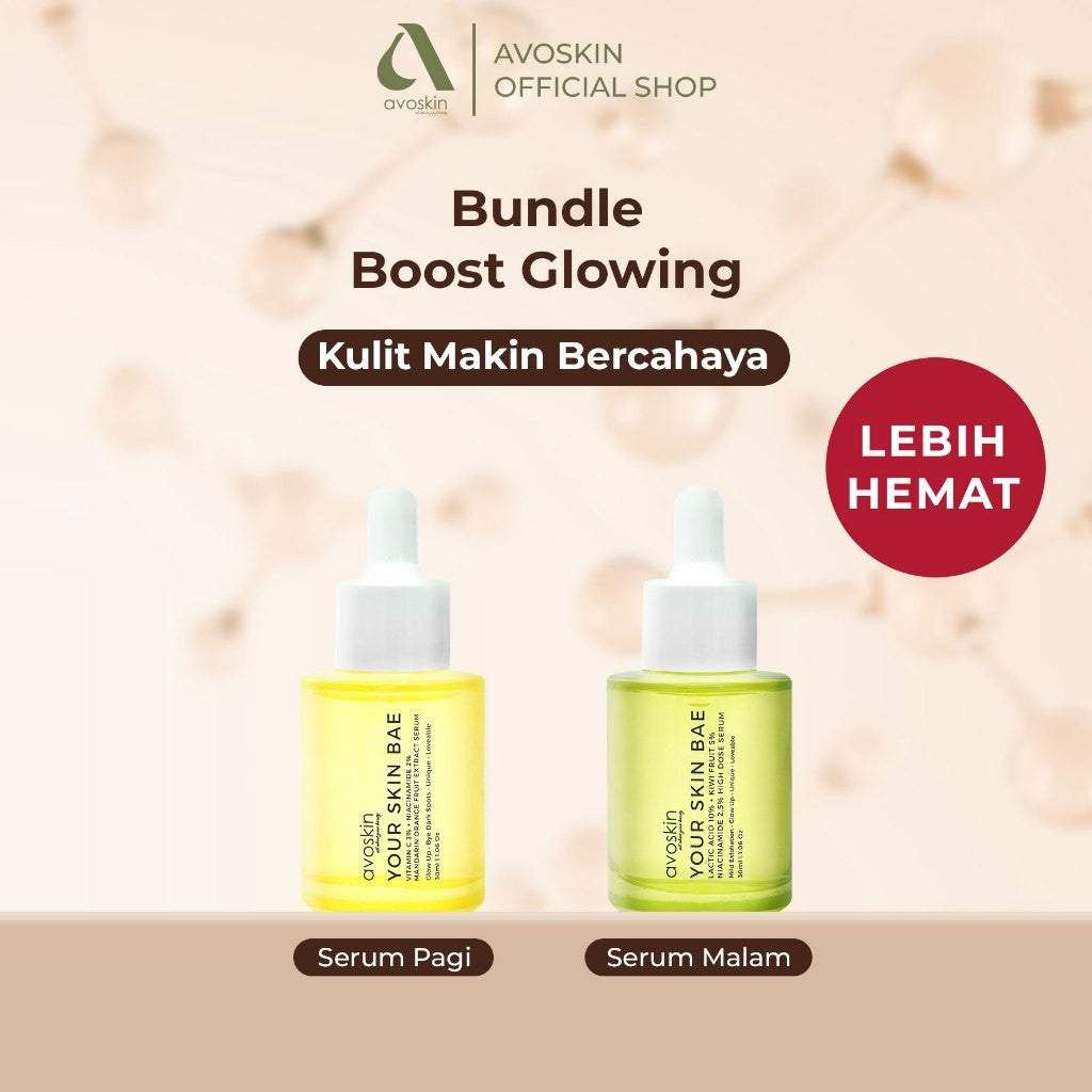 Paket Skincare Boost My Skin Twinpack (2 pcs) - Avoskin Your Skin Bae
