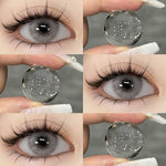 【COD】Softlens Sepasang Lensa kontak warna, lensa warna HOLLAND seri softlen Normal soflen brown Berwarna Lensa Besar Ukuran 14.5mm/Free Lens Case