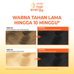 BUNDLE ISI 5 - Makarizo Hair Energy Easy Colourz 26 mL - Natural Black - Hair Color - Pewarna Rambut
