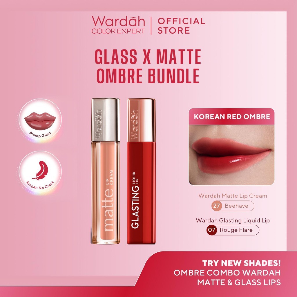 [PCA: WARM SPRING] WARDAH Your Warm Spring Packlist! Cream Blush -Cleopatra Look- Moist Dew Tint - Glasting Liquid Lip - Matte  Lip Cream - Colorfit Lip Mousse, Last All Day Lip Paint, Ultralight Lipstick - Eyeshadow - Personal Color Analysis - Makeup