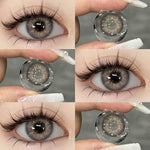 【COD】Softlens Sepasang Lensa kontak warna, lensa warna HOLLAND seri softlen Normal soflen brown Berwarna Lensa Besar Ukuran 14.5mm/Free Lens Case