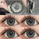 Eyeshare Softlens 15mm Big Eyes Black 1Pasang Gray Lensa Kontak