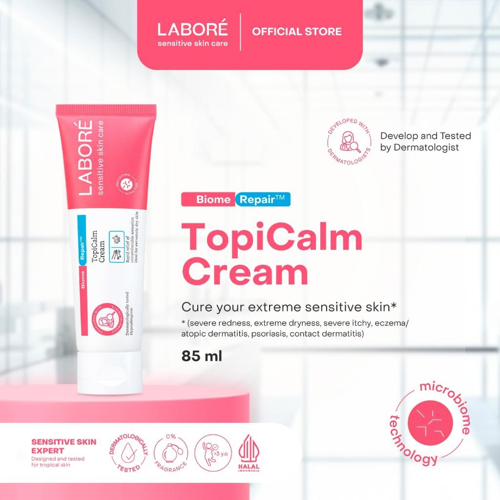 Labore Sensitive Skin Care BiomeRepair TopiCalm Cream 85 ml
