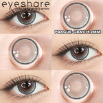 Eyeshare Softlens 15mm Big Eyes 1Pasang Gray Lensa Kontak Softlen Black