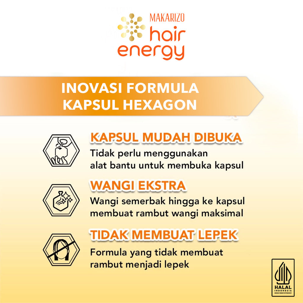 Makarizo Hair Energy VITAGLITZ Hair Keratin Serum KIWI 6 x 1 mL