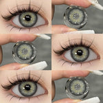 【COD】Softlens Sepasang Lensa kontak warna, lensa warna HOLLAND seri softlen Normal soflen brown Berwarna Lensa Besar Ukuran 14.5mm/Free Lens Case