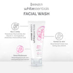 SHINZUI WHITE ESSENTIAL Double Brightening Facial Wash Snow Mushroom & Acne Calm 20ml
