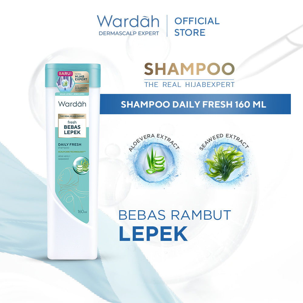 Wardah Shampoo - Mengandung ScentLock Fragrance - Wangi Tahan Lama