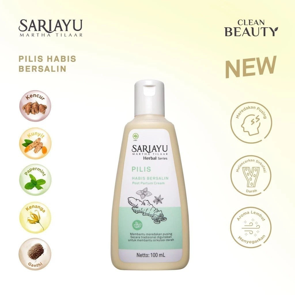 SARIAYU SARI AYU Holistik Series 100ml Krim Tapel/Param/Pilis Habis Bersalin - Post Partum Cream