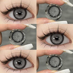 【COD】Softlens Sepasang Lensa kontak warna, lensa warna HOLLAND seri softlen Normal soflen brown Berwarna Lensa Besar Ukuran 14.5mm/Free Lens Case