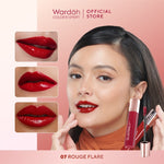 [TINTINTINWIN'S PICKS: OMBRE COVER BIBIR GELAP] NEW! WARDAH Glasting Liquid Lip -Cleopatra Look-- Hi-Pigmented Glass Color, Ringan, Tidak Lengket, Transferproof -Makeup