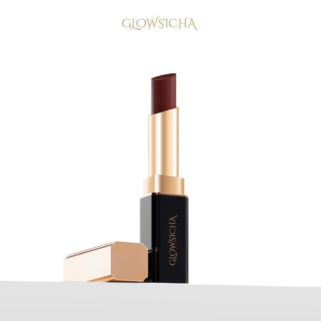 Glowsicha - Velvet Matte Lipstick - Lipstick Transferproof yang Longlasting Di Bibir Juga Ringan Dan Tahan Lama