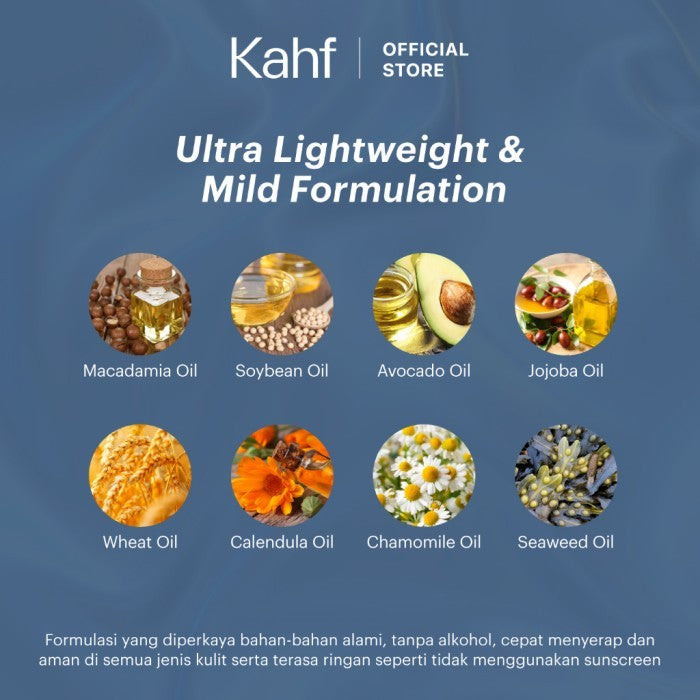 Kahf Sunscreen Stick Invisible Matte (30ml) SPF 50 PA++++ Water and Sweat Resistant for Sensitive and Acne Prone Skin Type - Anti Inflammation - Pelindung Matahari