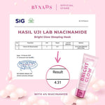 [2PCS] Bynads Bright Glow Sleeping Mask with 4% Niacinamide 3in1 SleepingMask Moisturizer Wash Off Mask Reformulasi Sleeping Mask Salmon DNA Bynads
