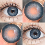Eyeshare 15mm Softlens Black Big Eyes 1 Pasang Lensa Kontak Softlen Gray