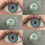 【COD】Softlens Sepasang Lensa kontak warna, lensa warna HOLLAND seri softlen Normal soflen brown Berwarna Lensa Besar Ukuran 14.5mm/Free Lens Case