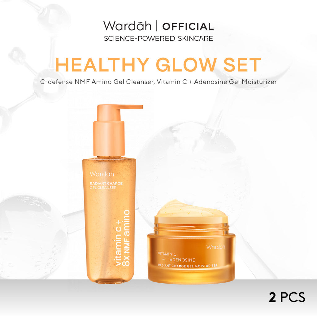 [New!] WARDAH Amino Gel Cleanser Vitamin C + 8X NMF Amino 120 mL - Sabun Cuci Muka Low pH untuk Kulit Kusam Dry Kering Senstive - Face Wash Membersihkan Mencerahkan Melembapkan Kulit - Kulit Sensitive - Pembersih Wajah - Facial Wash - Sabun Cuci Muka