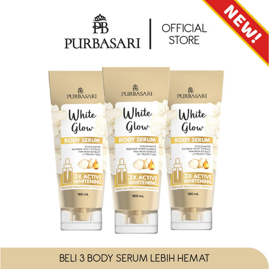 [DAPAT 3] Purbasari White Glow Body Serum 180 ml / Body Serum Viral