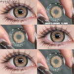 Eyeshare Softlens 15mm Big Eyes Black 1Pasang Gray Lensa Kontak