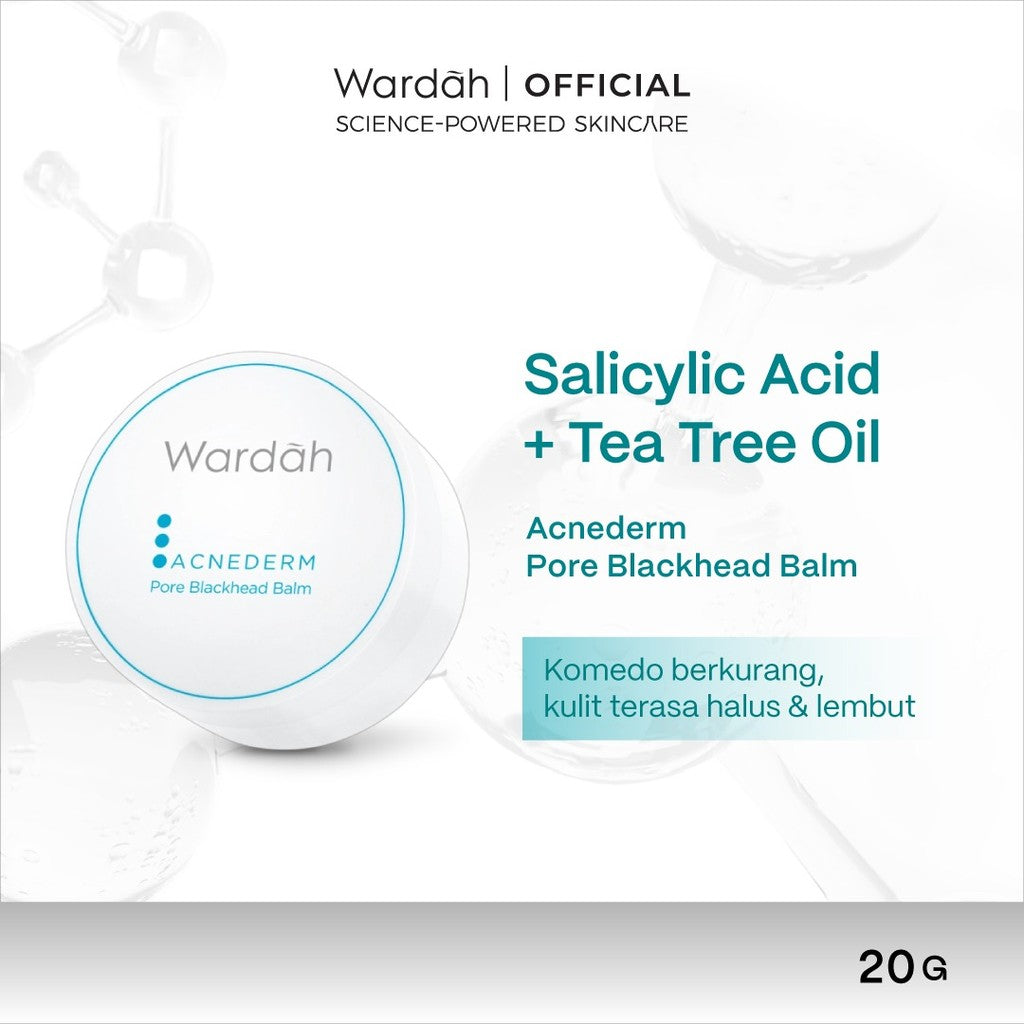 WARDAH Acnederm Acne Care All Series Lengkap - Balm, Salicylic Acid Zinc Acne Clearing Low pH Foaming Cleanser, Pore Refining Toner, Serum, Treatment Gel, Day Moisturizer, Night Treatment Moisturizer, Face Powder, Micellar Water, UV Shield - Skincare