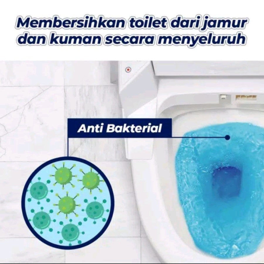 Dahlia Blue Clean Pembersih Kloset Isi 3 Pewangi Disinfektan Toilet