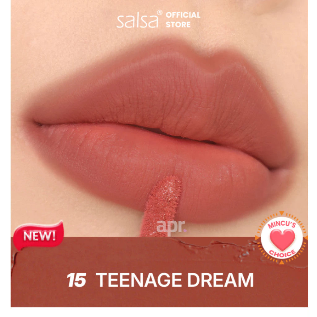 Salsa Dynamatte Lip Cream | Lipstik Matte Tahan Lama Lembut di Bibir Original