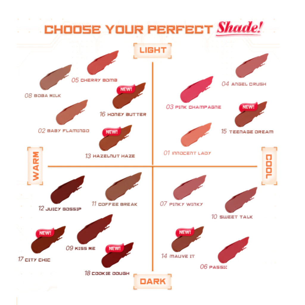 Salsa Dynamatte Lip Cream | Lipstik Matte Tahan Lama Lembut di Bibir Original