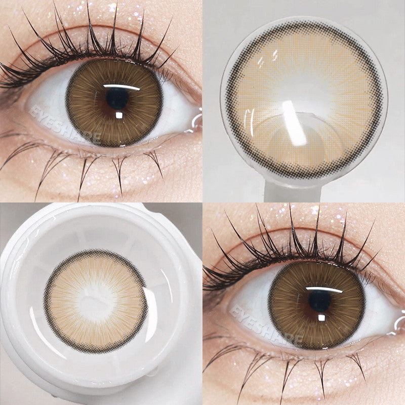 Eyeshare Softlens 15mm Big Eyes Black 1Pasang Gray Lensa Kontak