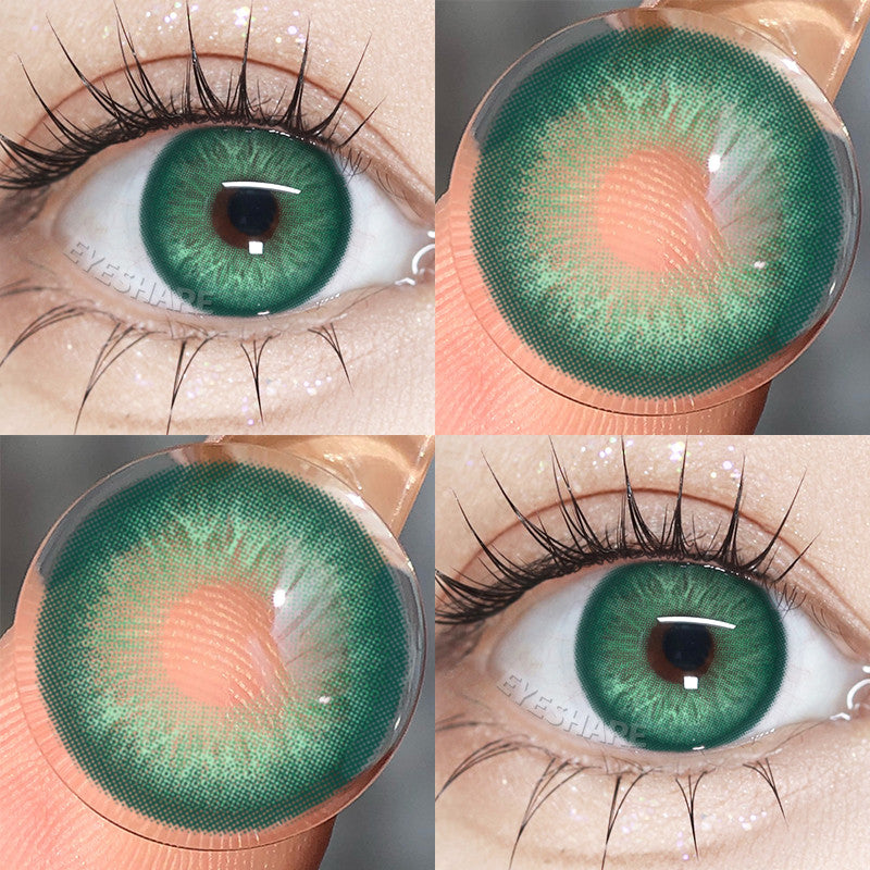 Eyeshare 15mm Softlens Jakarta Gray Big Eyes 1 Pasang Lensa Kontak Softlen Brown